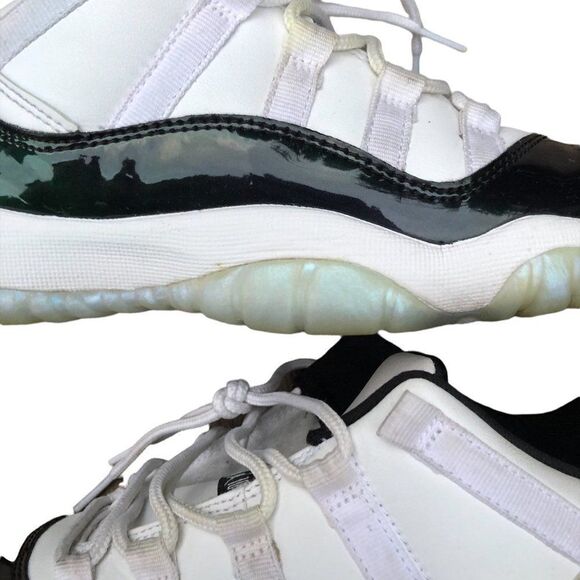 Rare 2017 air jordan 11 retro low iridescent 'Emerald' size 7 WITH BOX - Picture 11 of 16